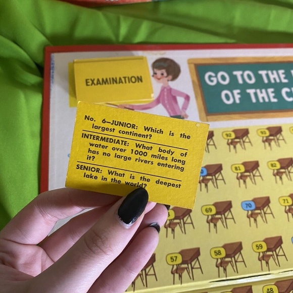 1967 VTG Board Game Go To The Head of The Class Board Game Series 15 - Picture 8 of 13